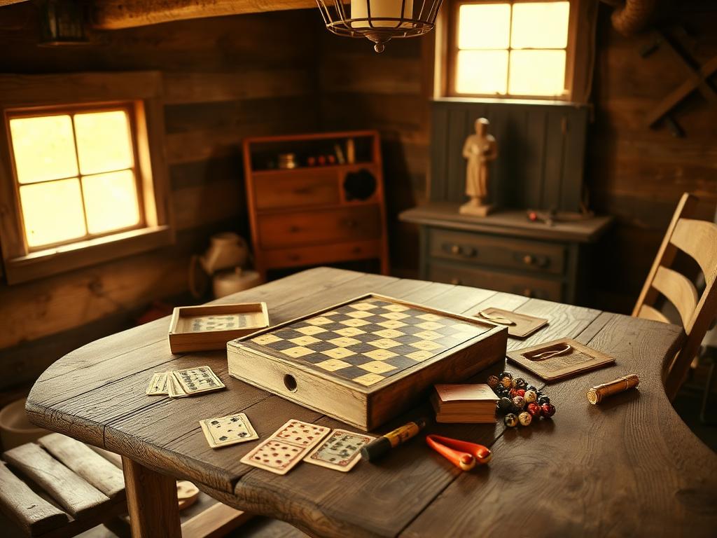 Hand-Painted Checkerboard